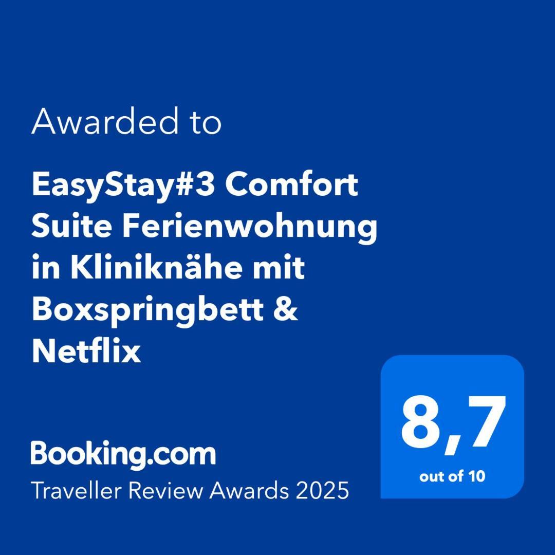 #3-Ferienwohnung in Kliniknähe mit Boxspringbett/Netflix Bad Oeynhausen Exterior foto